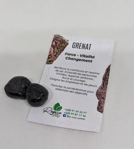  PIERRES ROULÉES GRENAT QUALITÉ EXTRA