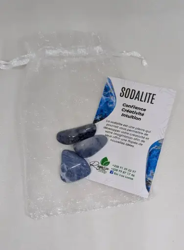 PIERRES ROULÉES SODALITE QUALITÉ A