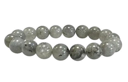 Bracelet Labradorite AB perles 10mm