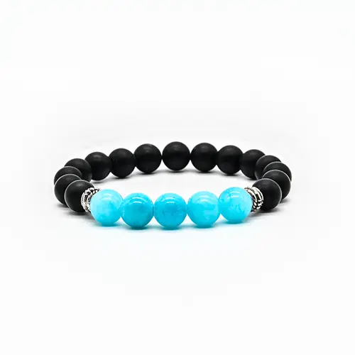  BRACELET HOMME AMAZONITE