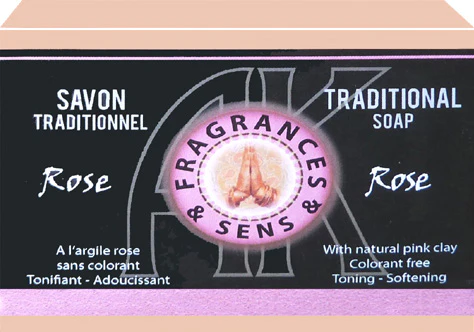 Savon fragrances & sens - Rose sauvage 100g