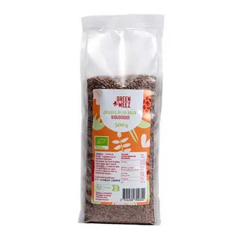 Graines de lin brun bio 500g