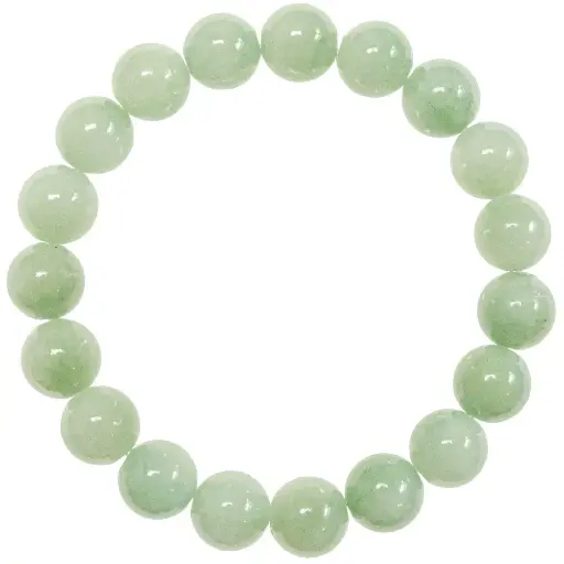 BRACELET 10MM NEW JADE 