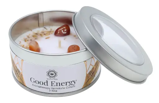 Bougie Green Tree "Energie Positive" Cornaline & Palo Santo 70G