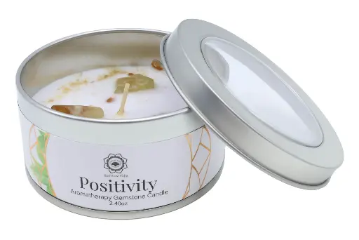 Bougie Green Tree "Positivité" Citrine & Thé vert 70g