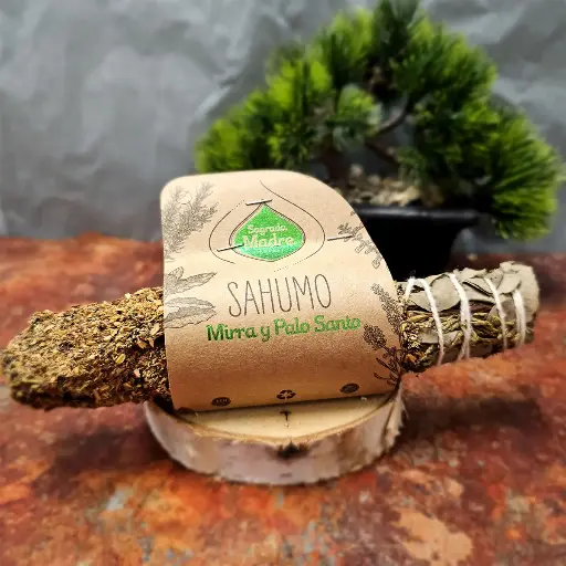  Sagrada Madre - Smudge Sahumo Myrrhe et Palo Santo
