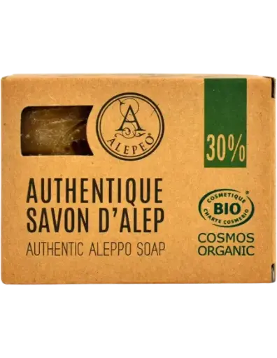 Savon d'Alep 30% pour Peau Très Sensible 200g