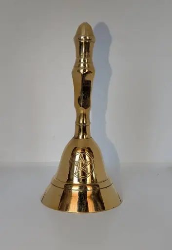 CLOCHETTE PENTAGRAMME laiton massif